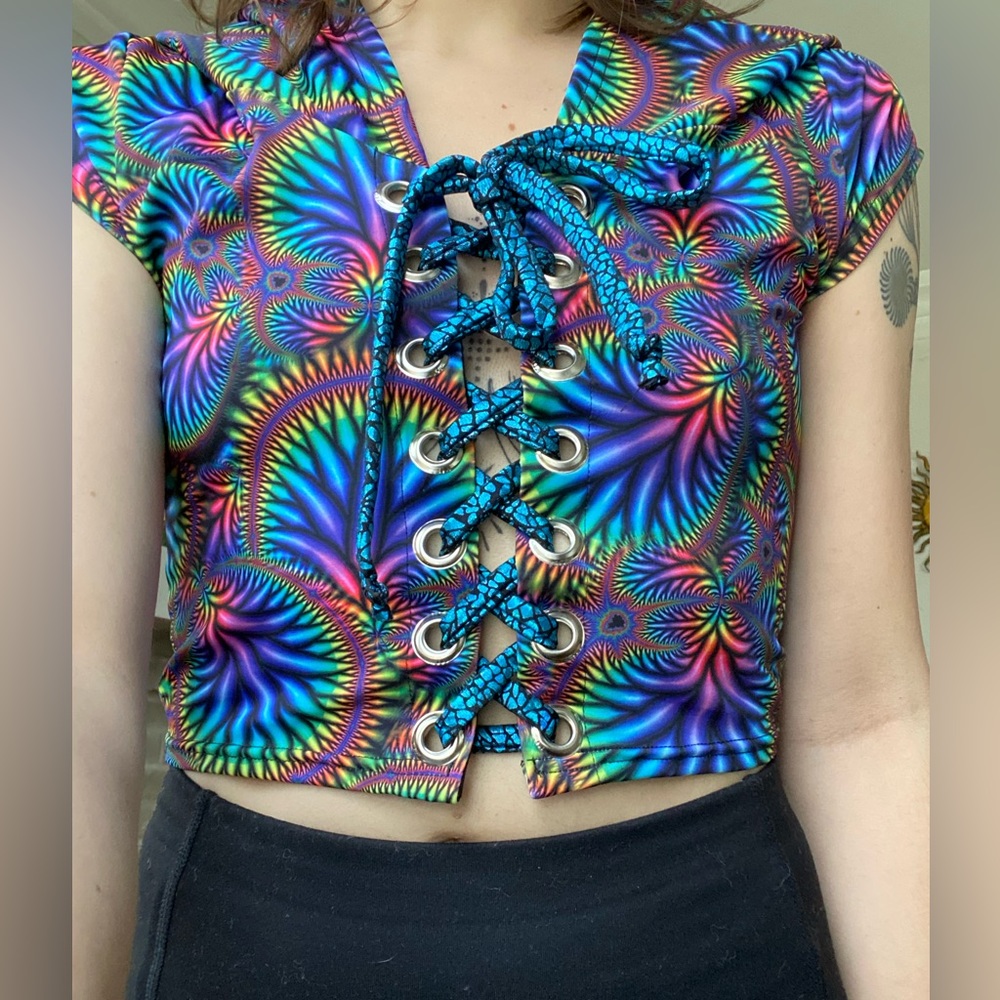 Rave crop top
